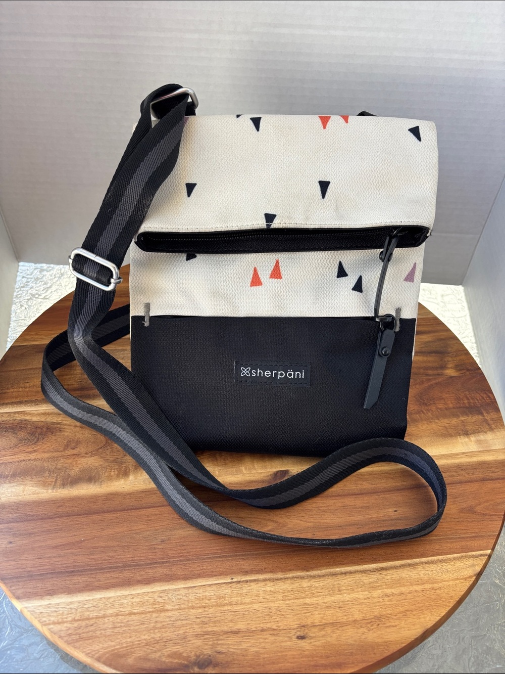 Sherpani Pica Tri-Pocket Fold Over Crossbody Bag